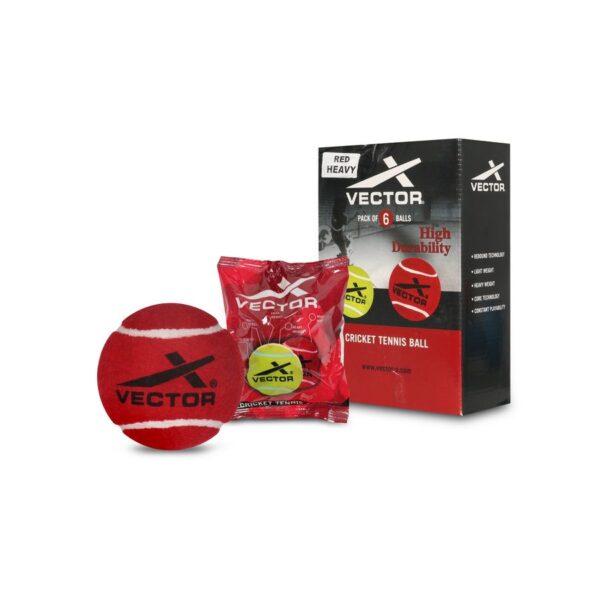 CRICKET TENNIS BALL RED